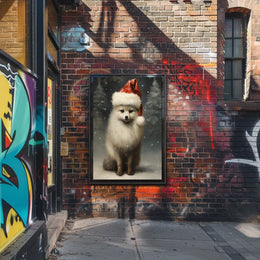 Festive Fox In Winter Wonderland Poster