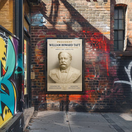 William Howard Taft Vintage Historical Presidential Poster