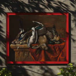 Still Life with Game Animals Artistic Poster