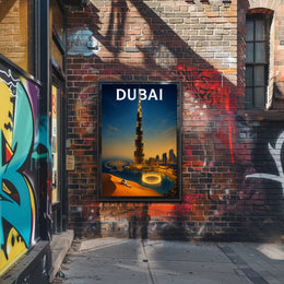 Dubai Skyline Poster
