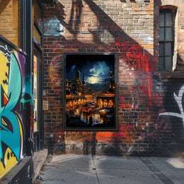 Enchanted Bazaar At Dusk Poster