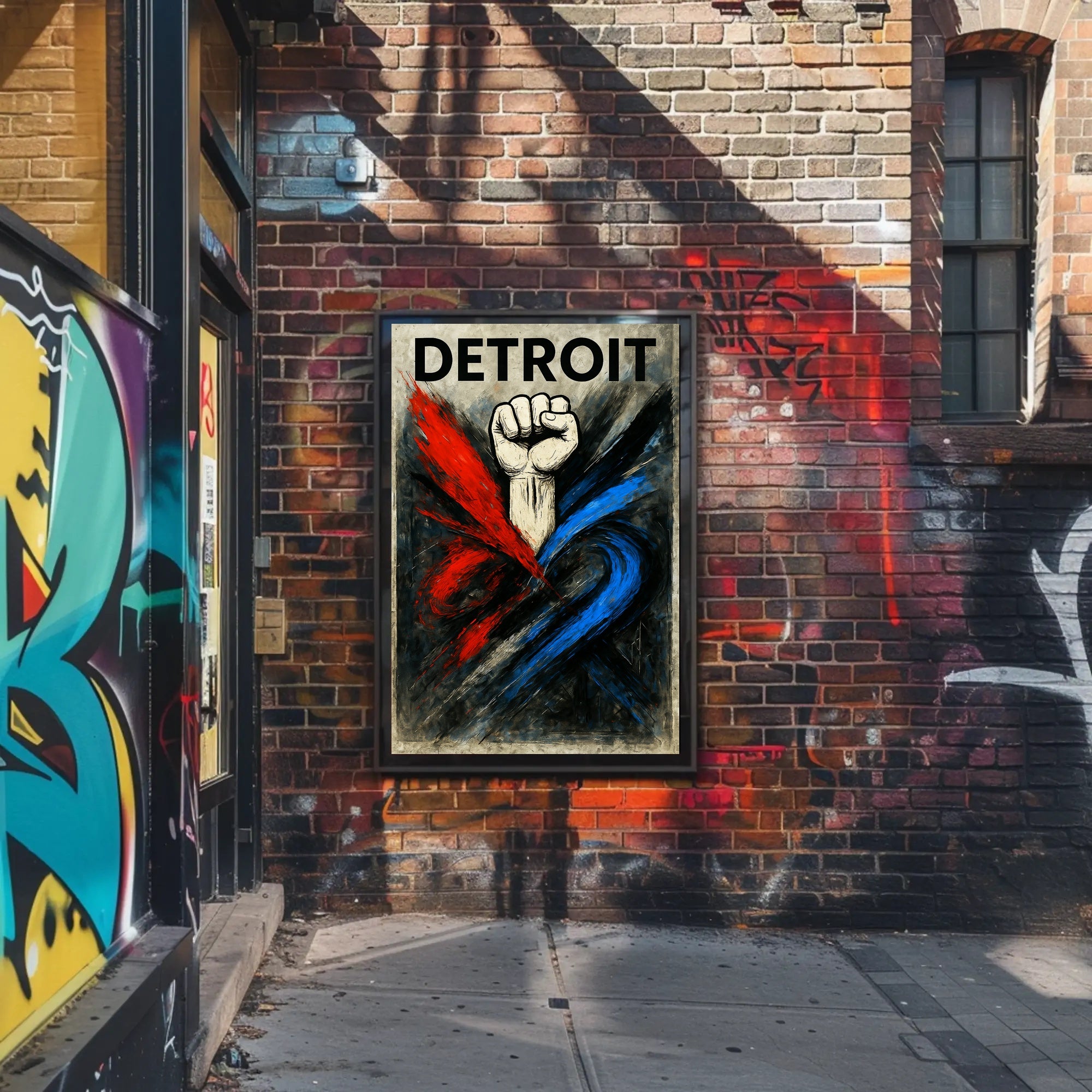Detroit - Power and Unity Poster PosterGoat