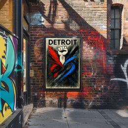 Detroit - Power and Unity Poster PosterGoat
