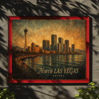 North Las Vegas Skyline Poster