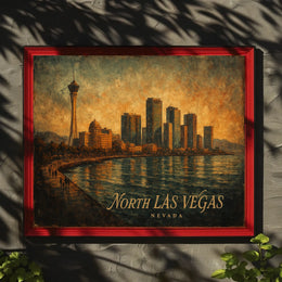 North Las Vegas Skyline Poster