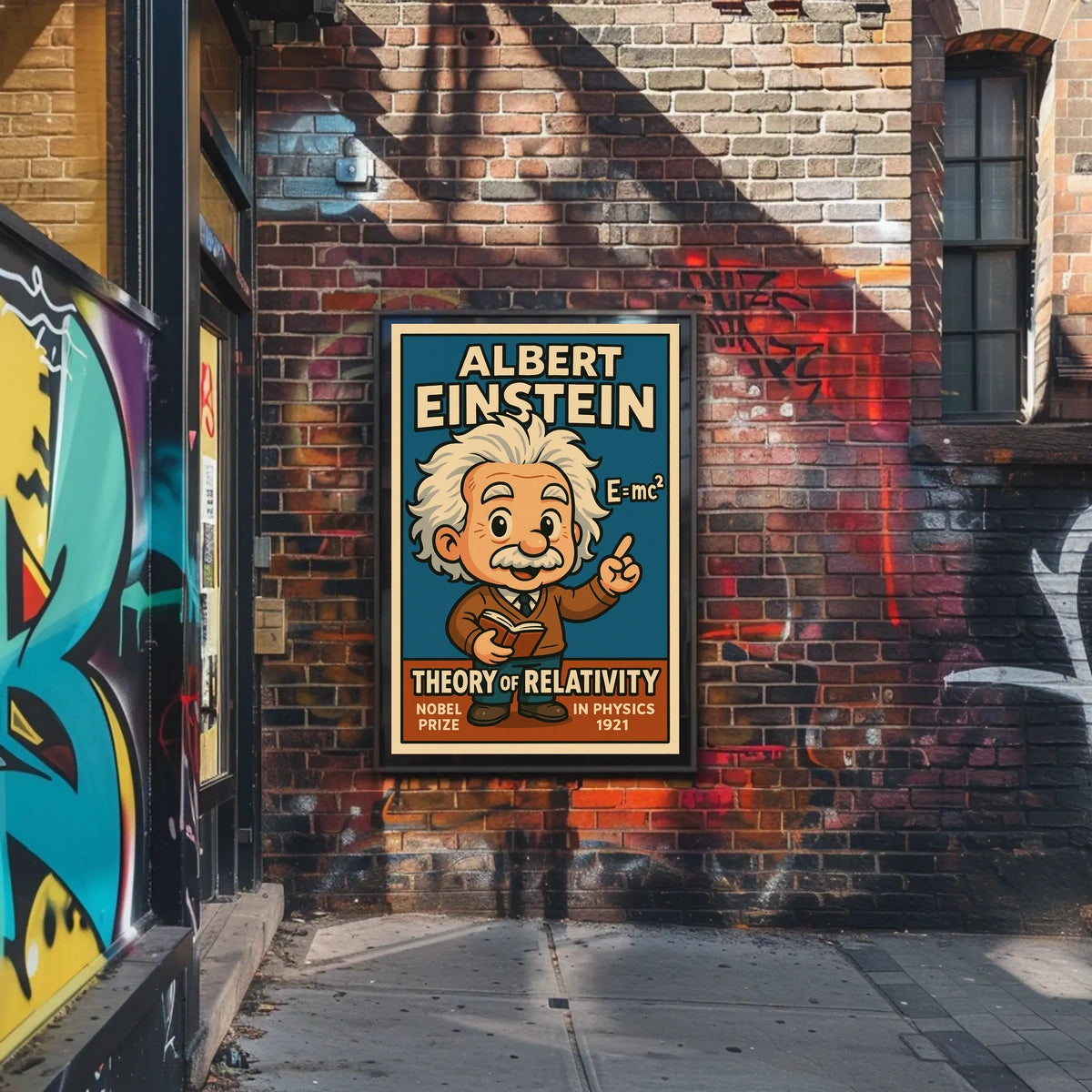 Albert Einstein Theory Of Relativity Poster