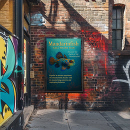 Discover the Mandarinfish Poster