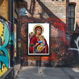 Christian Mother Mary Poster