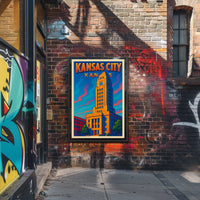Kansas City Skyline Poster