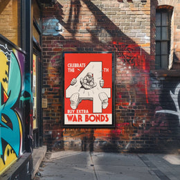 Celebrate the 4th with War Bonds Poster PosterGoat