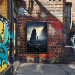 Mystical Stone Landscape Poster