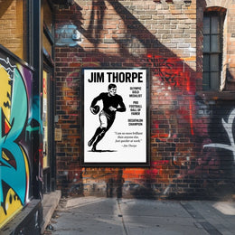 Celebrate Jim Thorpes Legacy with Our Exclusive Poster