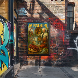 Missouri A Cultural Tapestry Poster