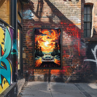 Journey Through The Fiery Skies Poster