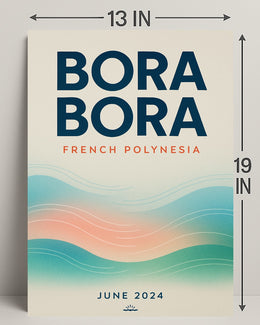 Bora Bora Travel Poster PosterGoat