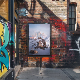 Majestic Mountain Peaks Poster