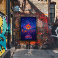 Majestic Iowa Myth Magic Poster