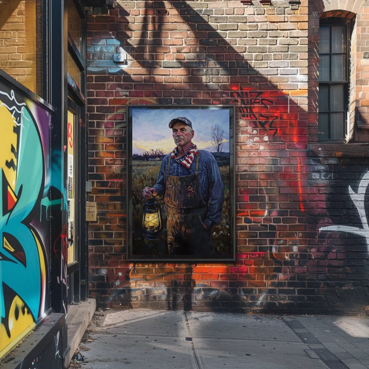 proud farmer Poster