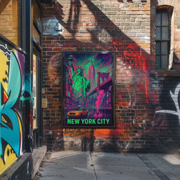 Neon New York City Poster