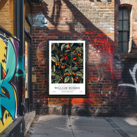 William Morris Cotton Prints Exhibition Poster