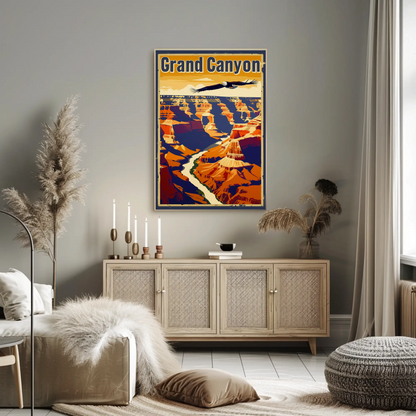 Grand Canyon Eagle Poster