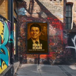 Ronald Reagan Presidential Term Poster