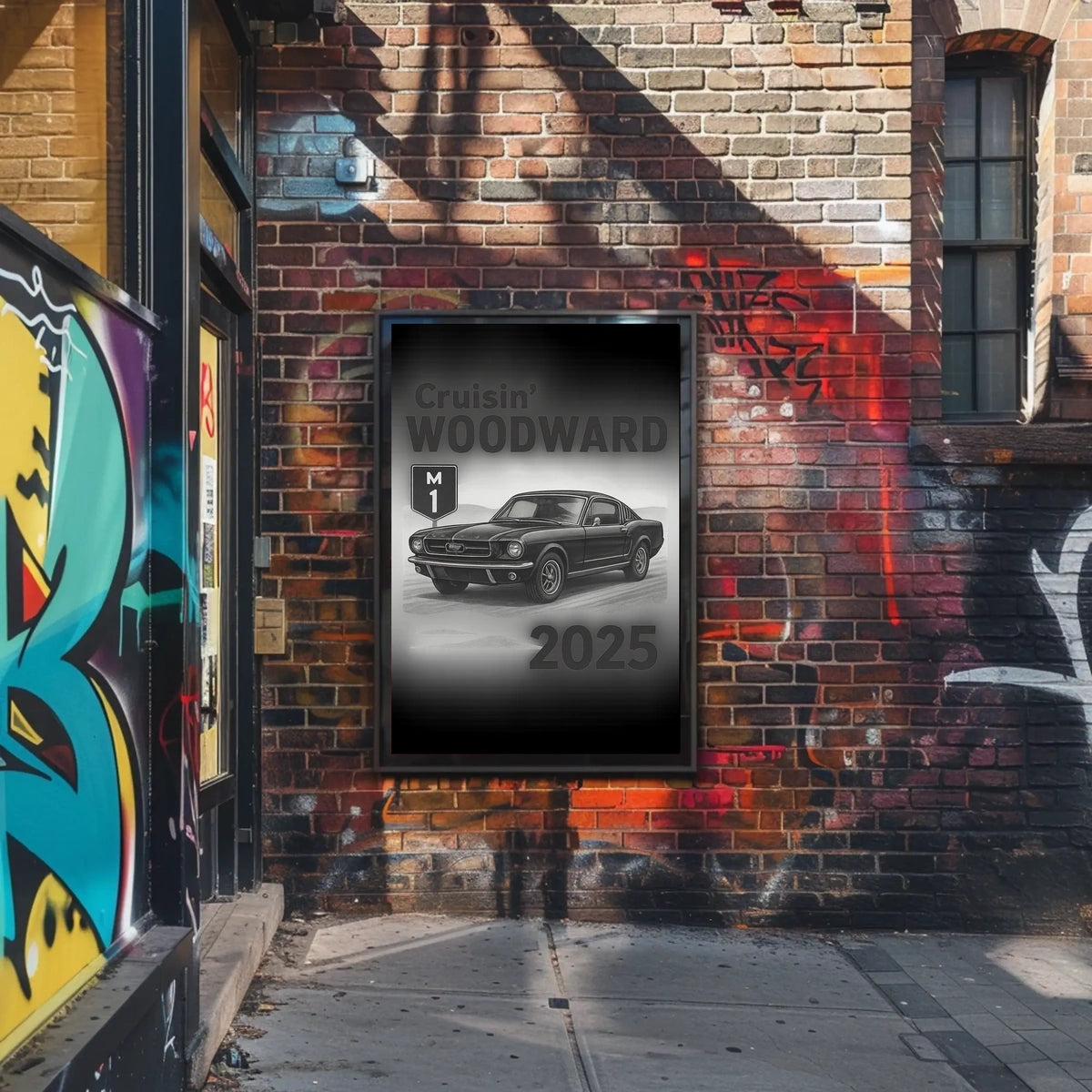 Cruisin Woodward 2025 Poster