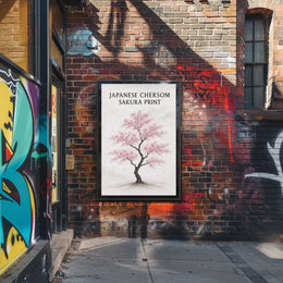 Japanese Sakura Print Poster