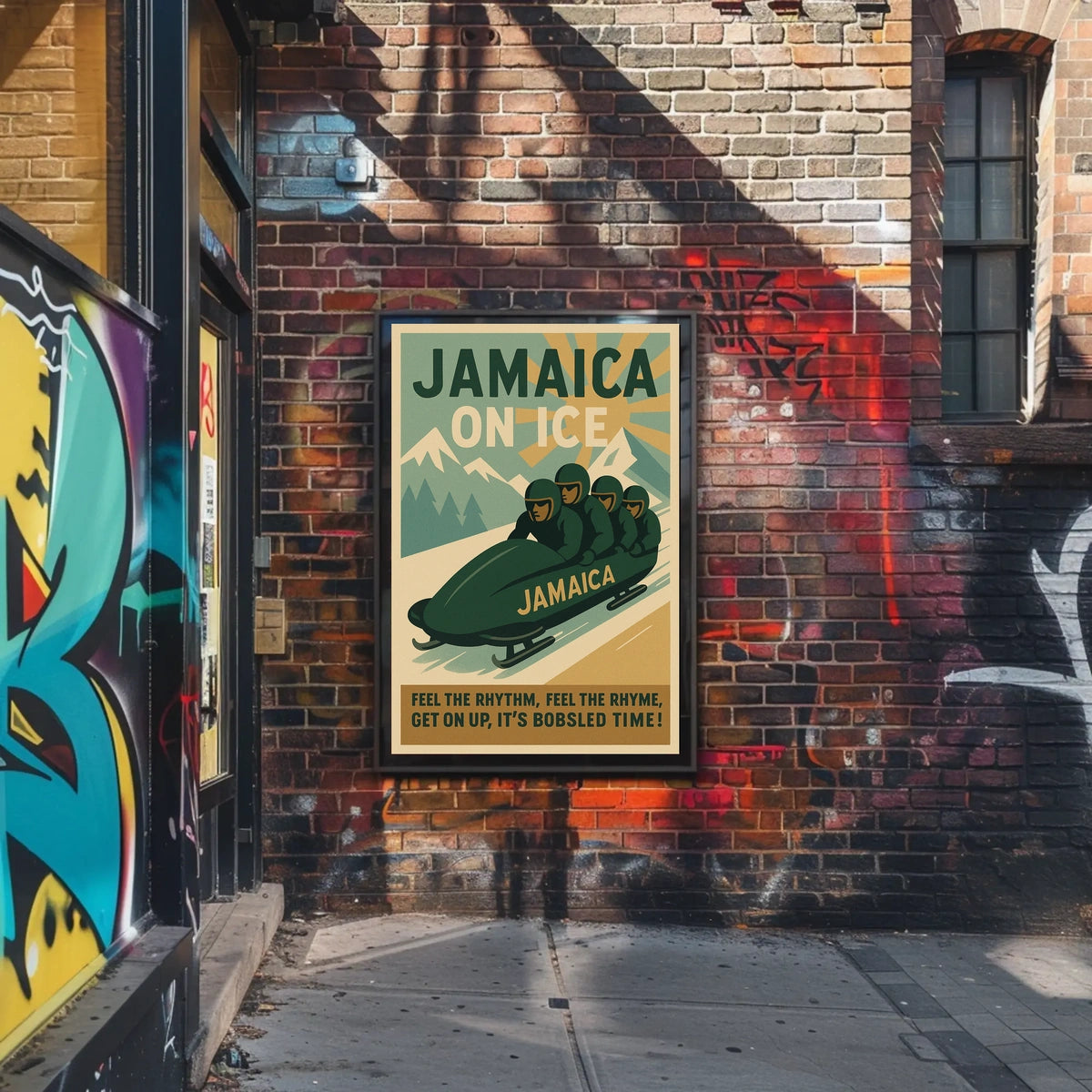 Jamaica on Ice Poster