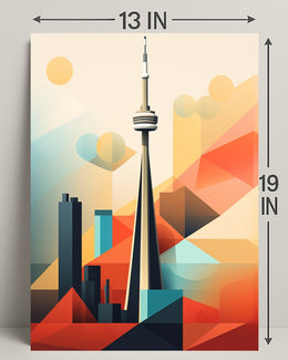 Geometric Skyline Poster