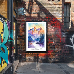 Majestic Rocky Mountains Poster PosterGoat