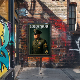 Sergeant Major U.S. Army Poster PosterGoat
