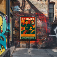 Jim Thorpe Legendary Athlete Poster