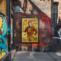 Jim Thorpe Athletic Legend Poster