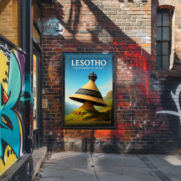 Lesotho The Kingdom in the Sky Poster PosterGoat