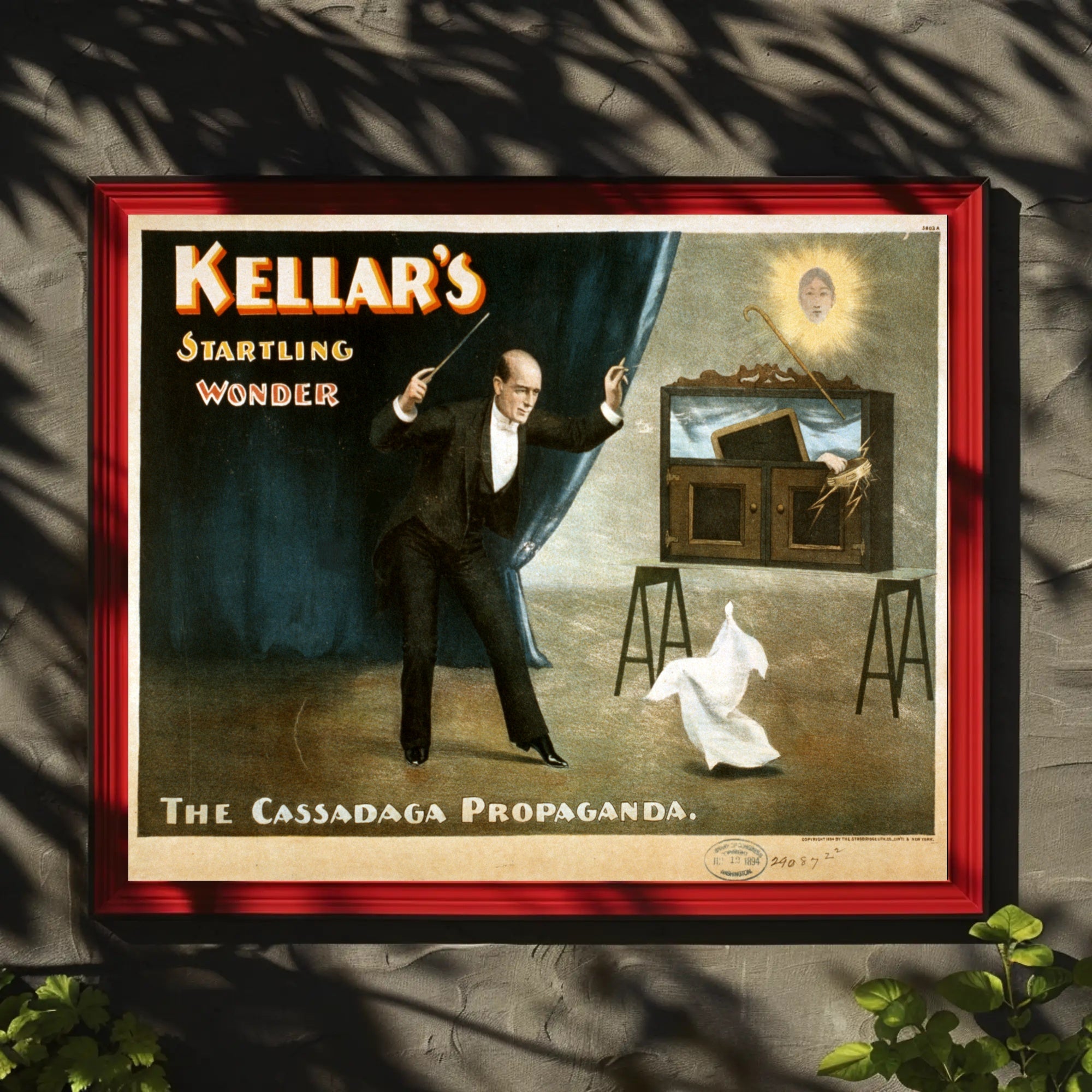 Kellar's Enchanting Show Vintage Magic Poster