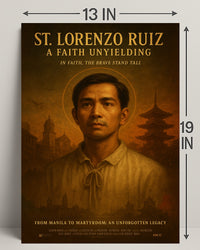 St. Lorenzo Ruiz A Faith Unyielding Poster PosterGoat