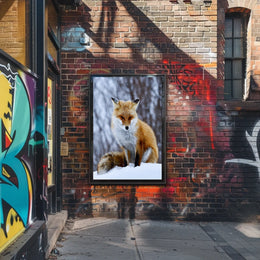 Winter Fox Poster