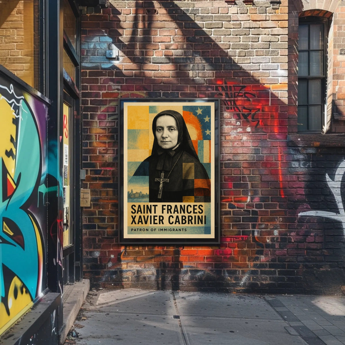 Saint Frances Xavier Cabrini Patron Of Poster