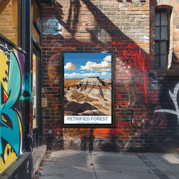 Petrified Forest Arizona Vintage Travel Poster