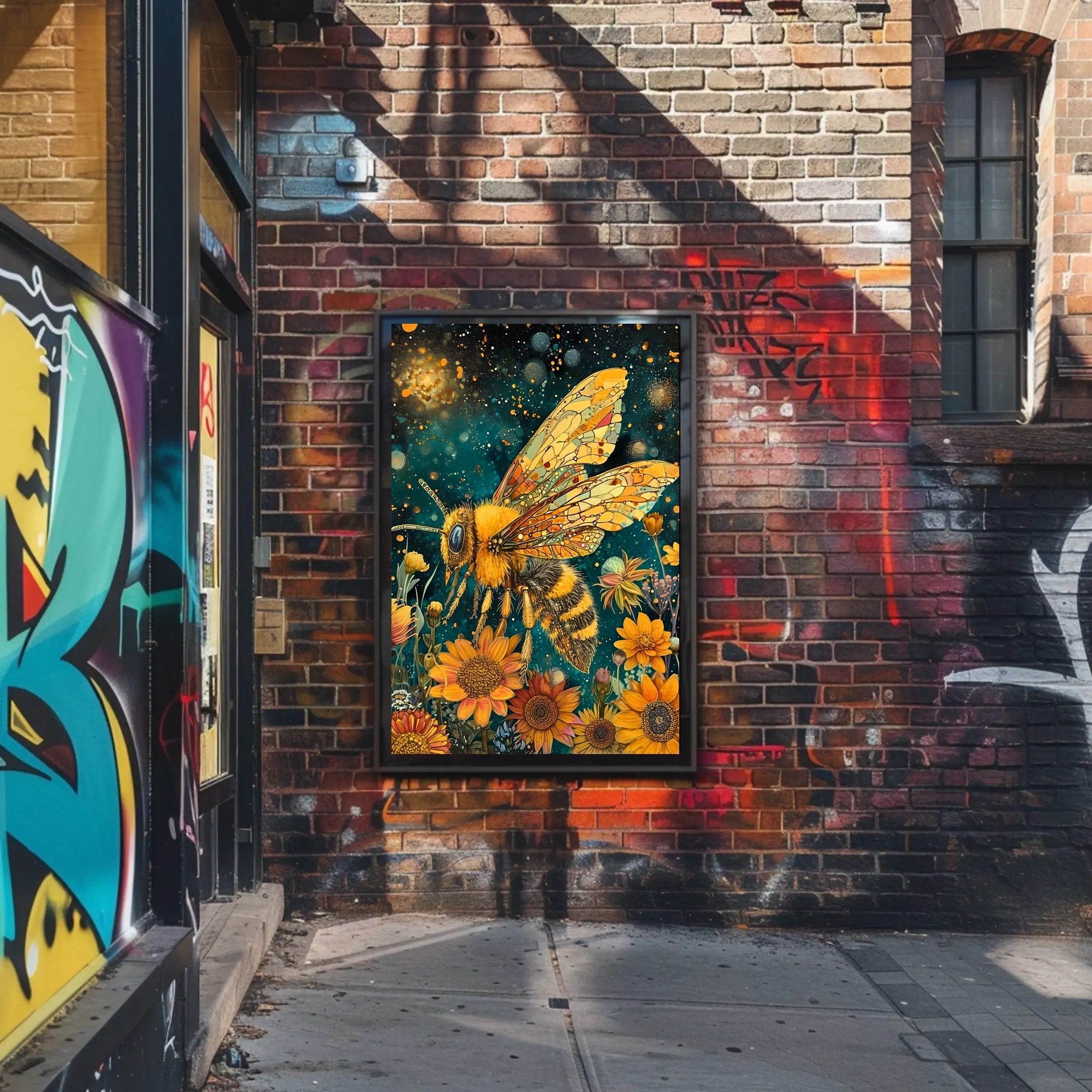 The Enchanted Bee William Morris Art Poster