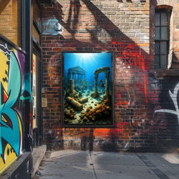 Lost City Under the Sea Poster PosterGoat