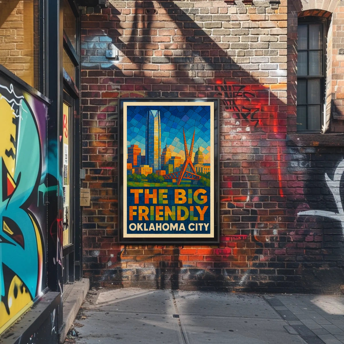 The Big Friendly Oklahoma City Poster
