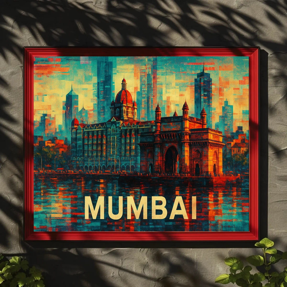 Mumbai Skyline Poster