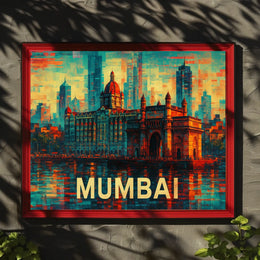 Mumbai Skyline Poster