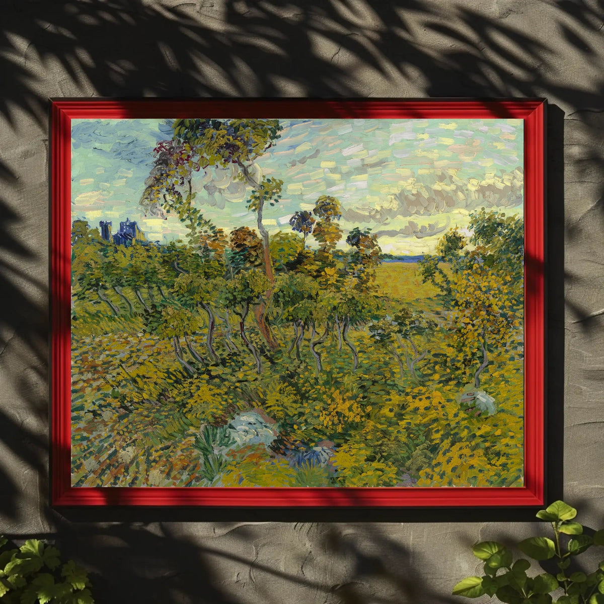 Vibrant Landscape Art Poster: An Artistic Expression