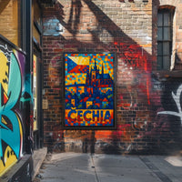 Czechia Mosaic Art Poster