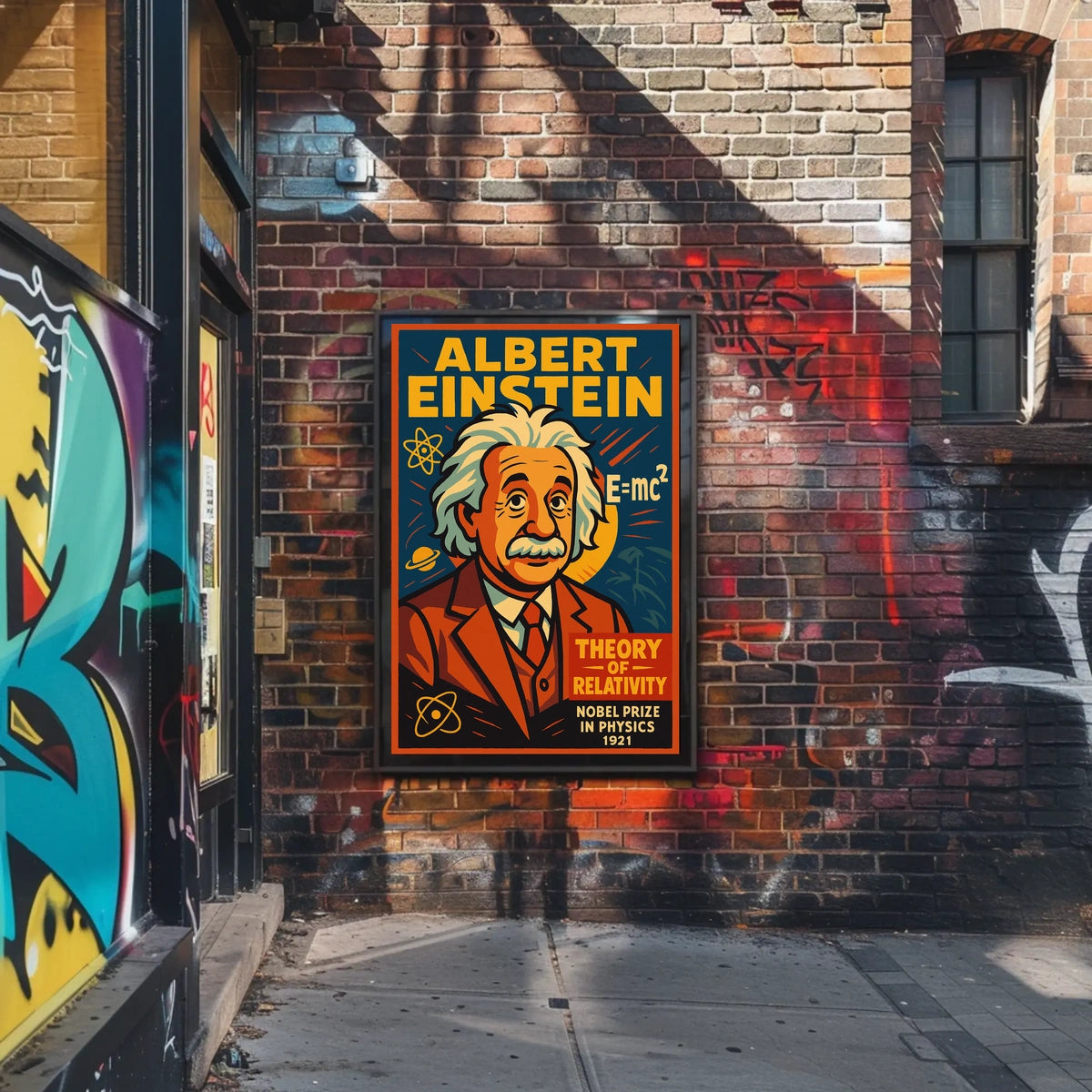 Albert Einstein Theory Of Relativity Poster