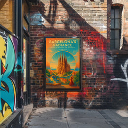 Barcelonas Radiance Poster