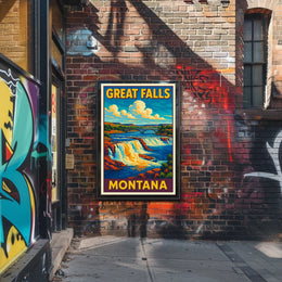 Great Falls, Montana Poster